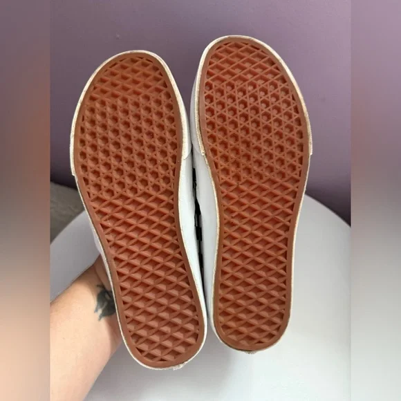 Vans Checkerboard Classic Slip-On Mule Signature Rubber Waffle Outsole Women Sz8 - Picture 10 of 10